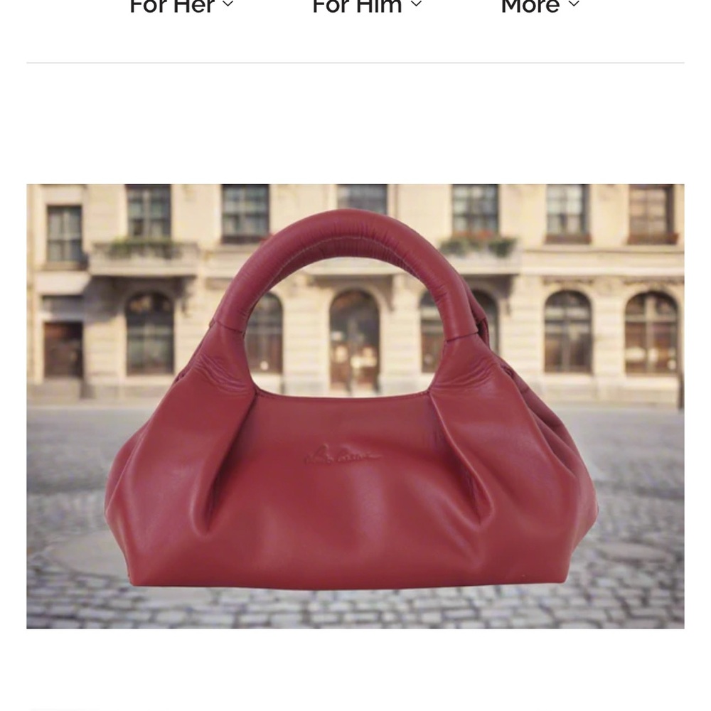 NWOT! Louis Cardini Pink Callas Handbag